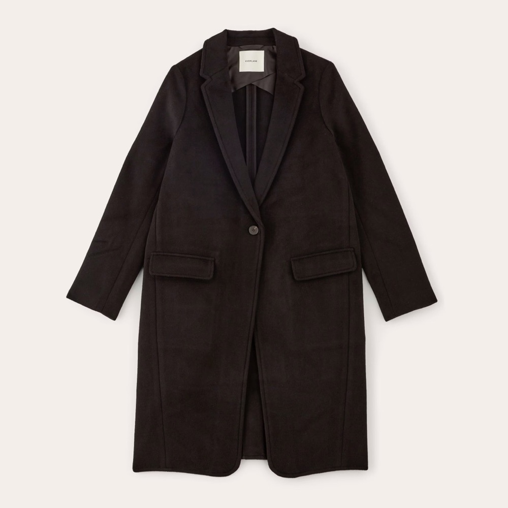 Everlane - The Topcoat in Wool - Black